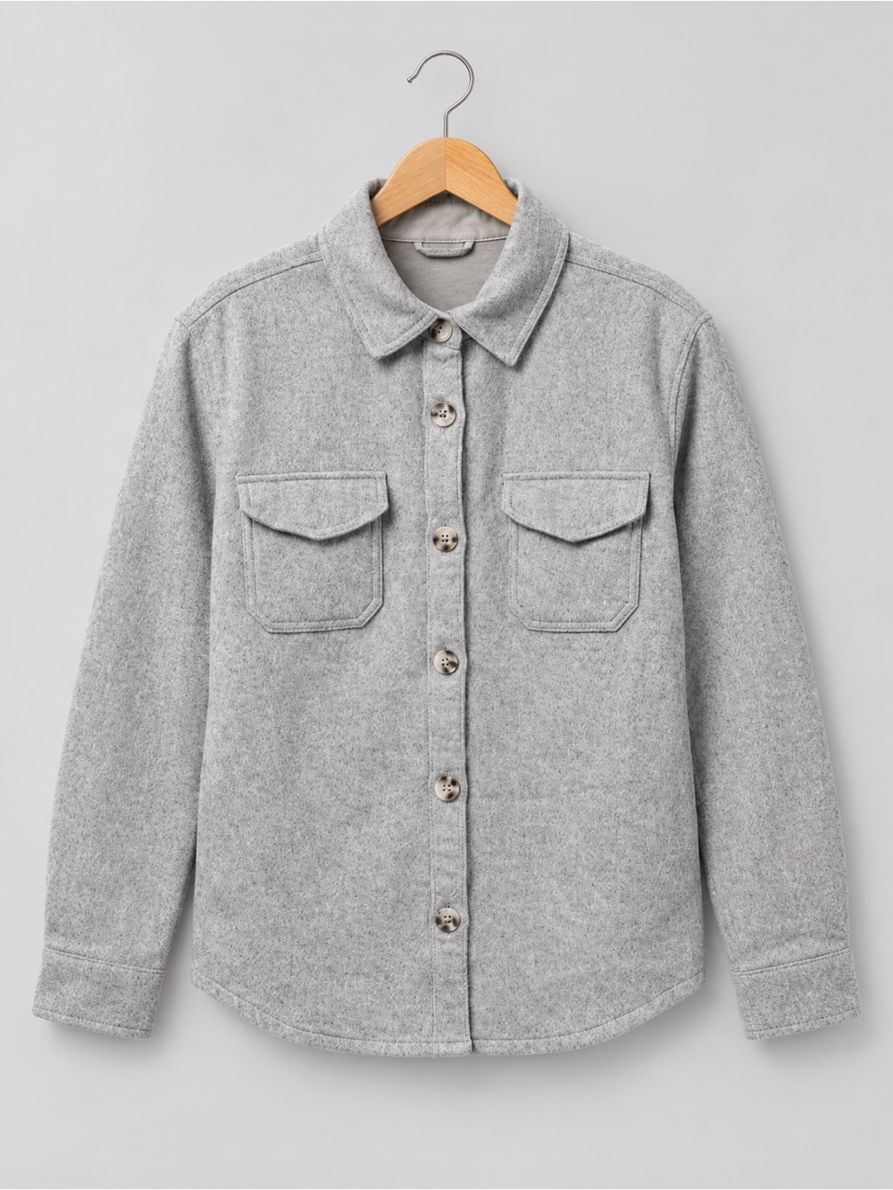 Rip zone Gray Button Down Shirt